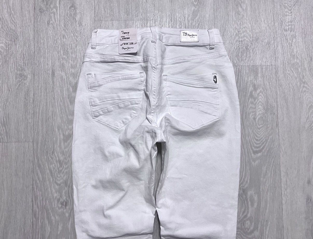 Pepe Jeans NWT Women’s Pepe Jeans Frieda Tapered Regular Stitched Denim Size 28" / US 6 / IT 42 - 3 Thumbnail