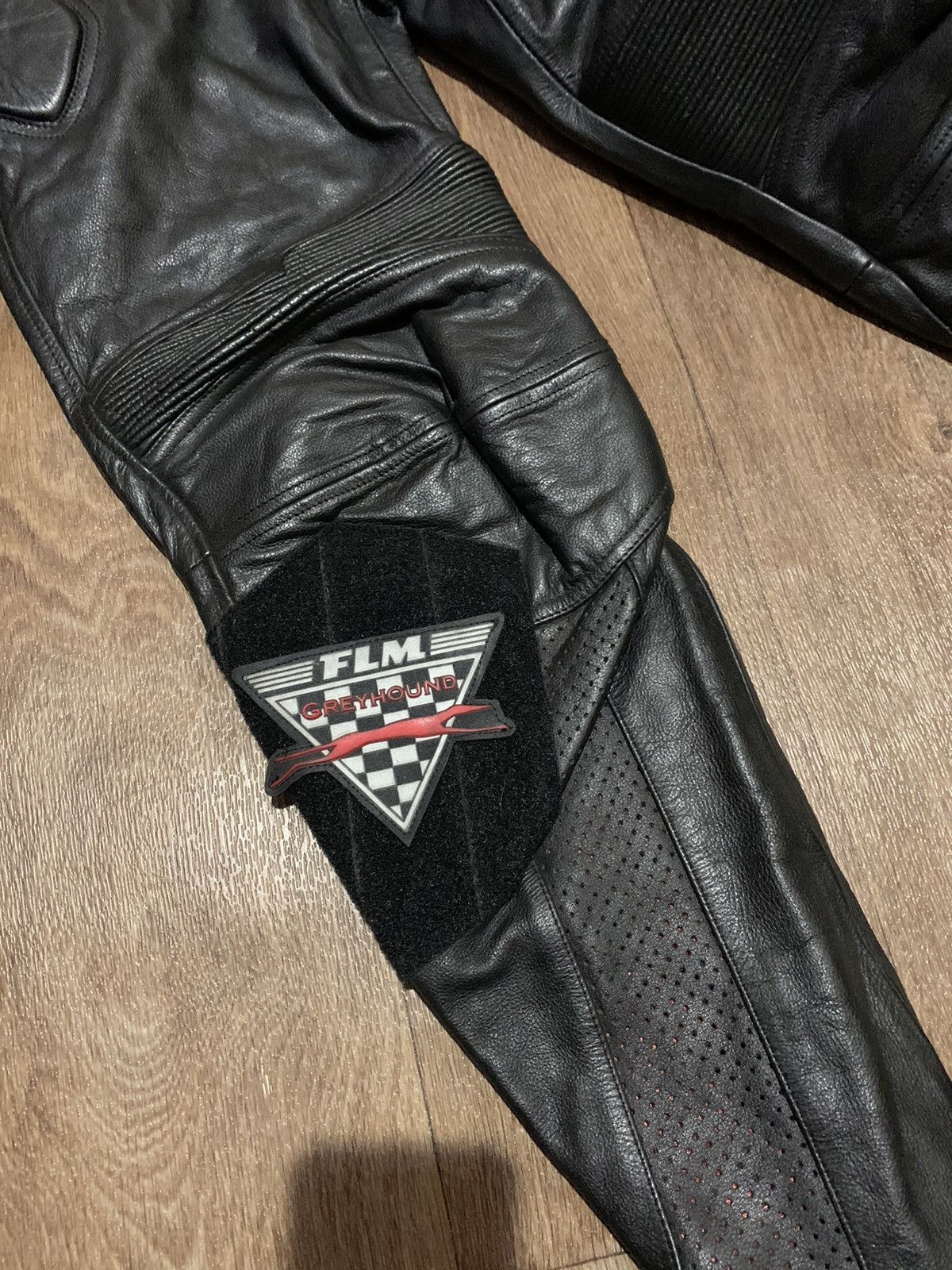 Leather Polo FLM Racing Moto Leather Pants Vintage Size US 32 / EU 48 - 9 Thumbnail
