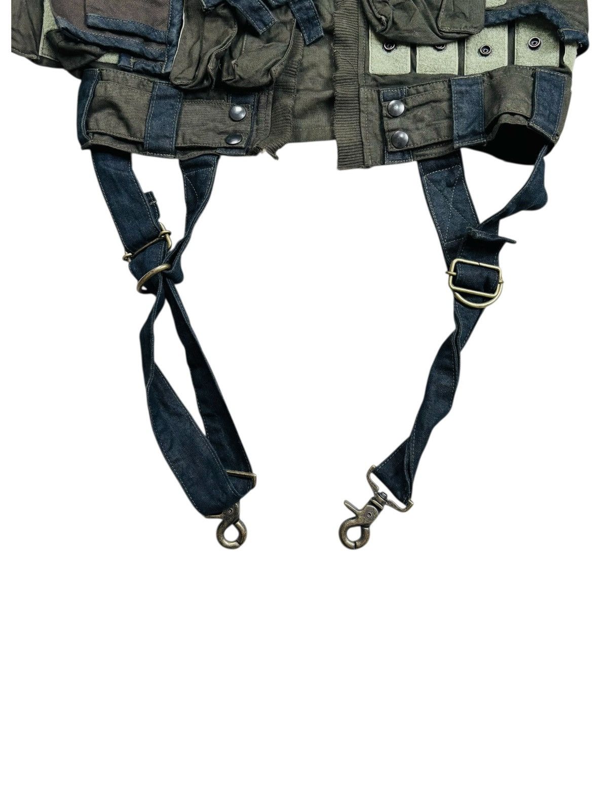 Le Grande Bleu (L.G.B.) Archive Veronica "Under Control" Cargo Vest Jacket Size US M / EU 48-50 / 2 - 10 Thumbnail