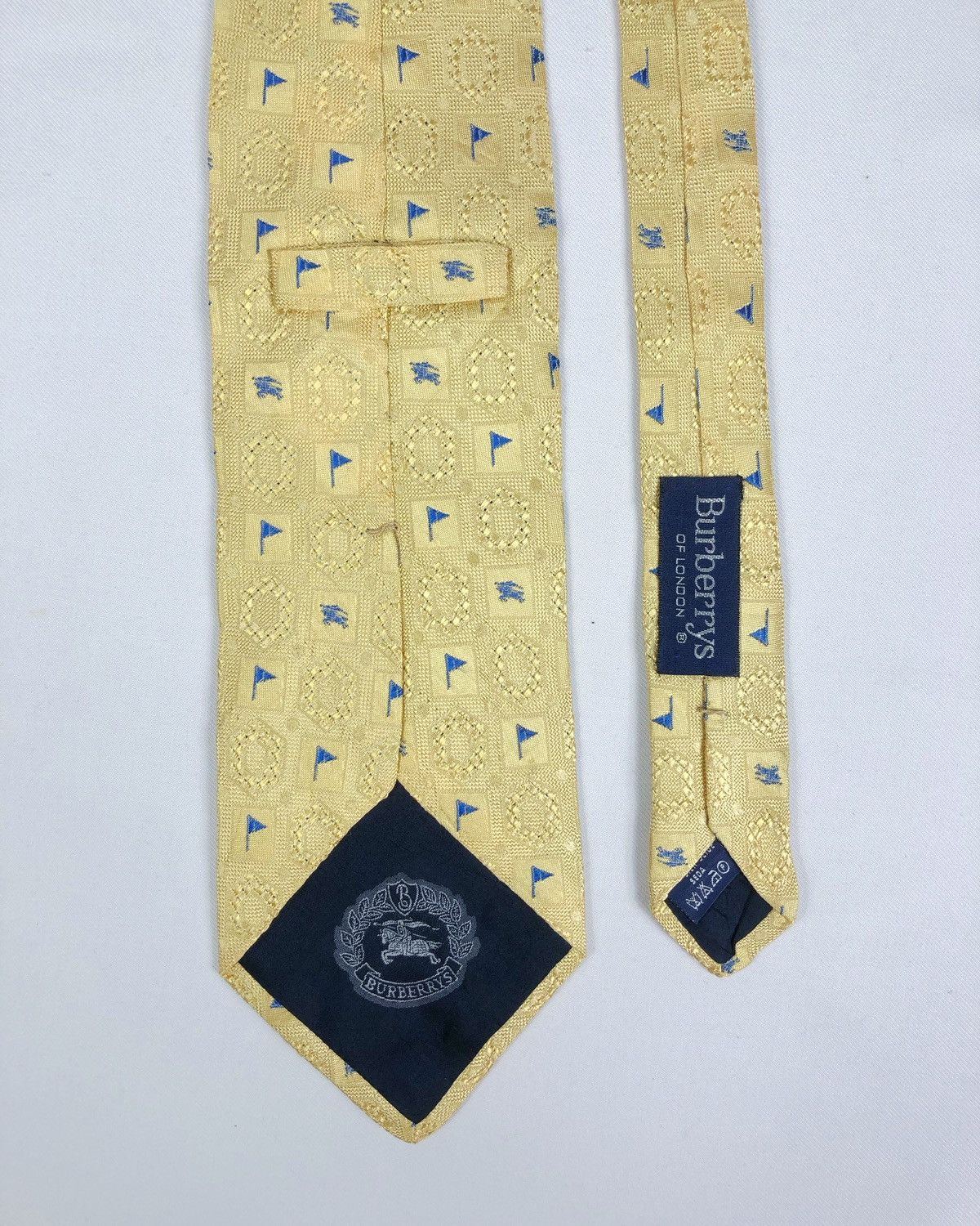 Burberry Prorsum Rare Vintage Burberrys Silk Tie Made in Italy Size ONE SIZE - 4 Thumbnail
