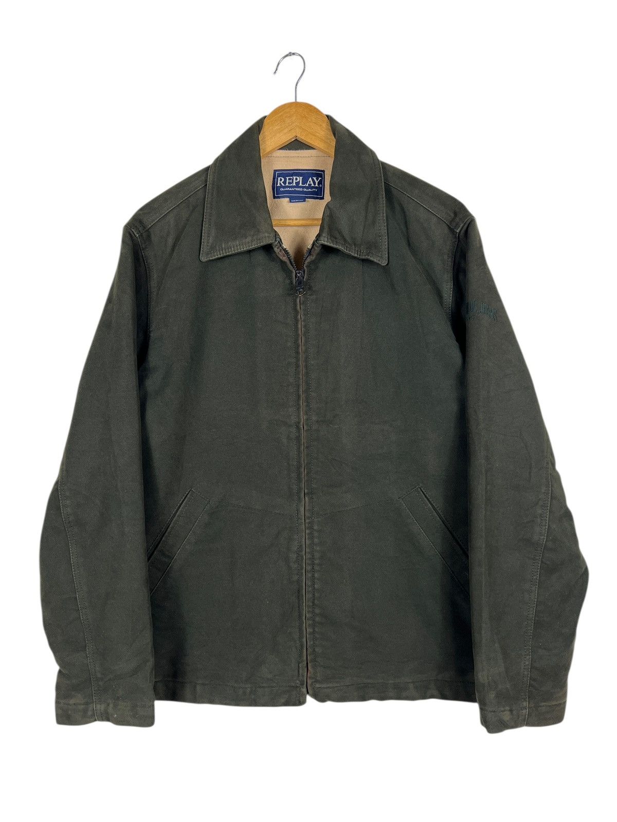 Replay 🔥 Replay Blue Jeans Moleskin Deck Blouson Jacket Size US M / EU 48-50 / 2 - 4 Thumbnail