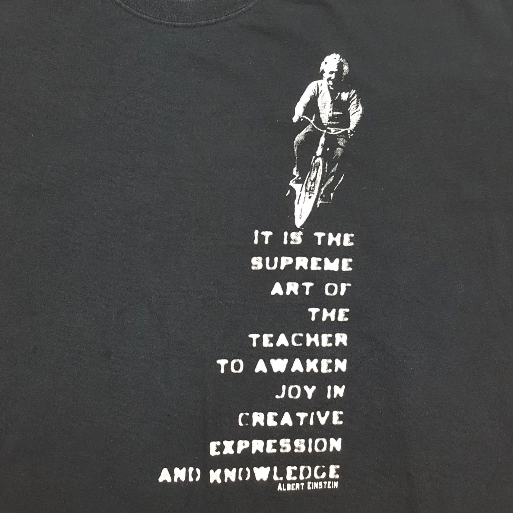 Gildan VINTAGE Albert Einstein Scientist Teacher 2XL Black T Shirt Y2K Faded Retro Graphic Print Mens Shirt Size US XXL / EU 58 / 5 - 4 Thumbnail