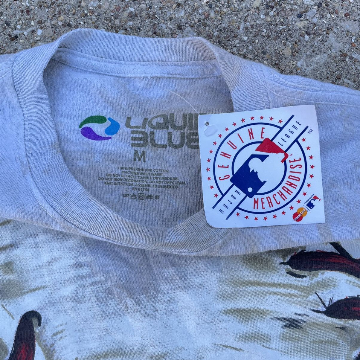 Liquid Blue 2014 Texas Rangers Liquid Blue Tie Dye Tee Medium NWT Size US M / EU 48-50 / 2 - 2 Thumbnail