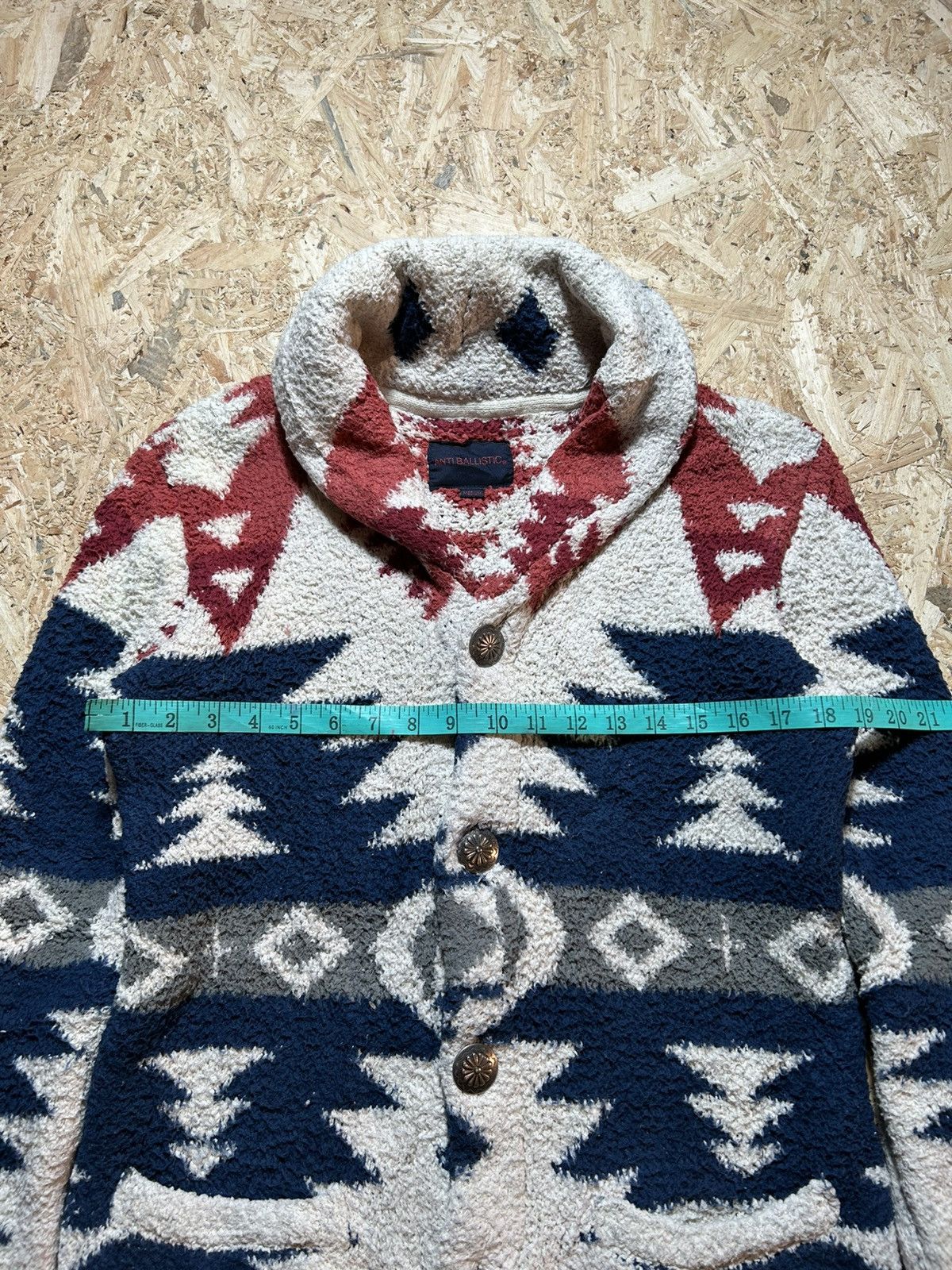 Japanese Brand Anti Ballistic Navajo Aztec Chimayo Fleece Size US M / EU 48-50 / 2 - 10 Thumbnail