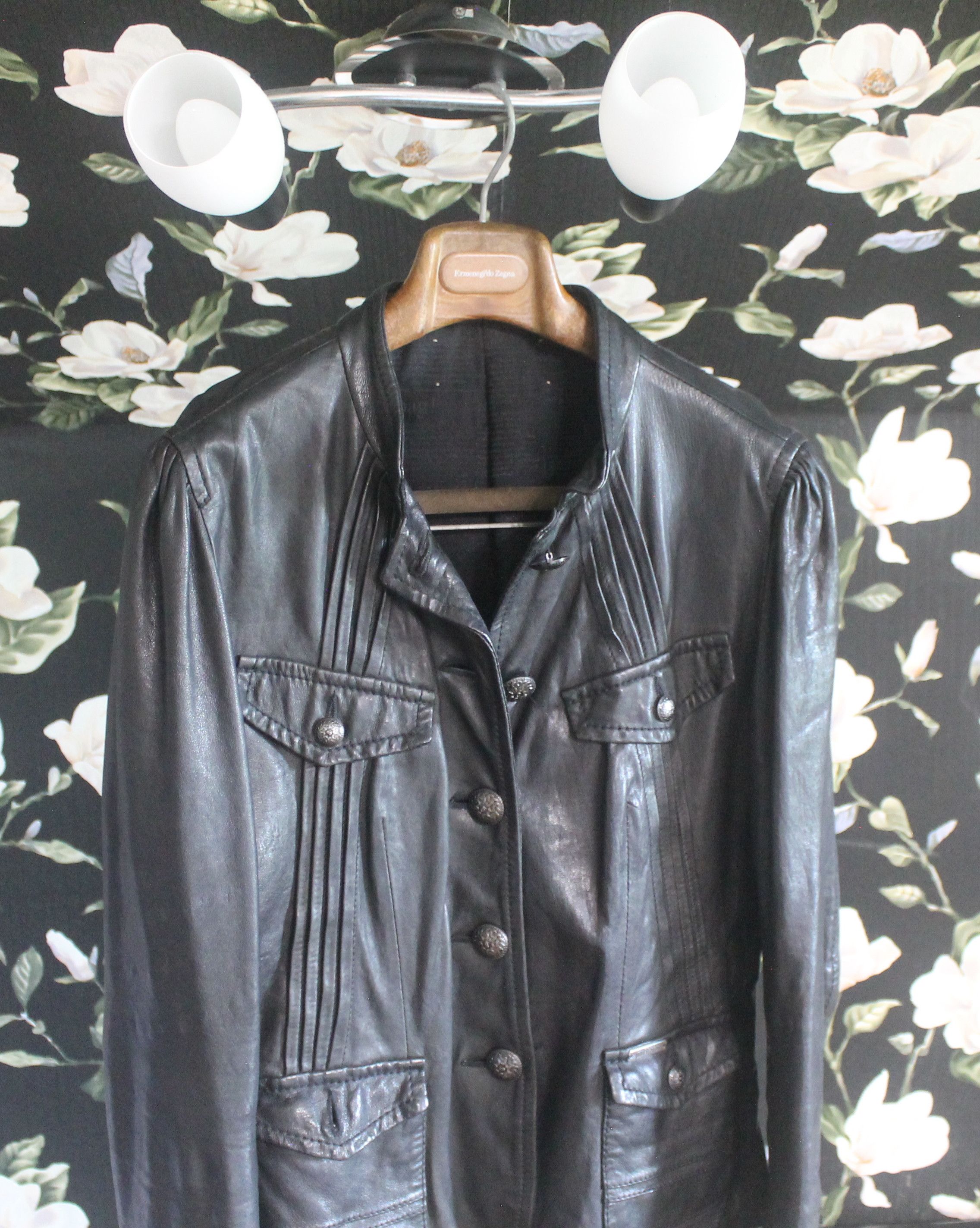 John Galliano Vintage John Galliano Leather Jacket Size XXS / US 00 / IT 34 - 2 Thumbnail