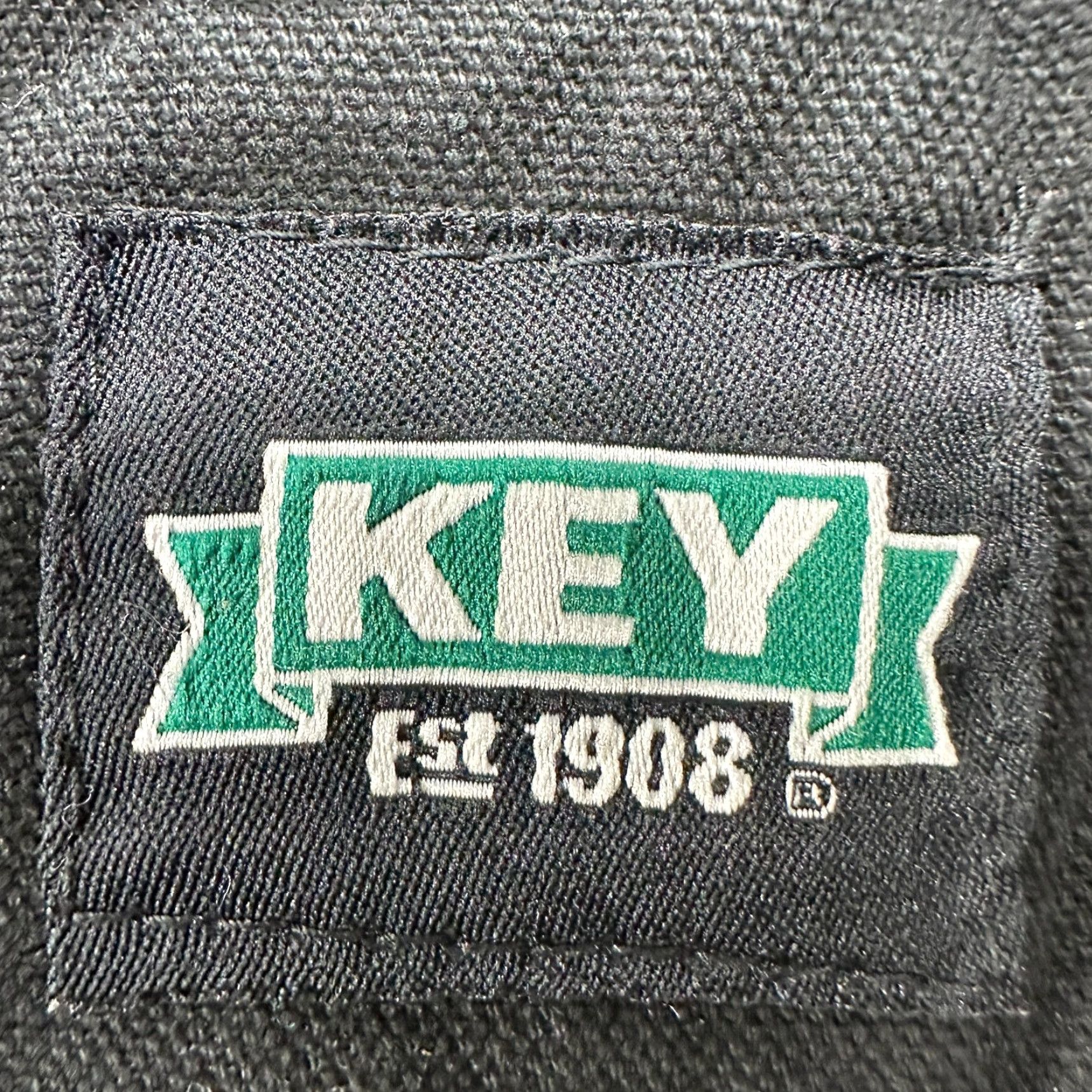 Vintage Key Jacket Mens 3XLT Black Full Zip Hooded Lined Bomber Jacket Workwear Canvas Cotton Size US XXL / EU 58 / 5 - 7 Thumbnail