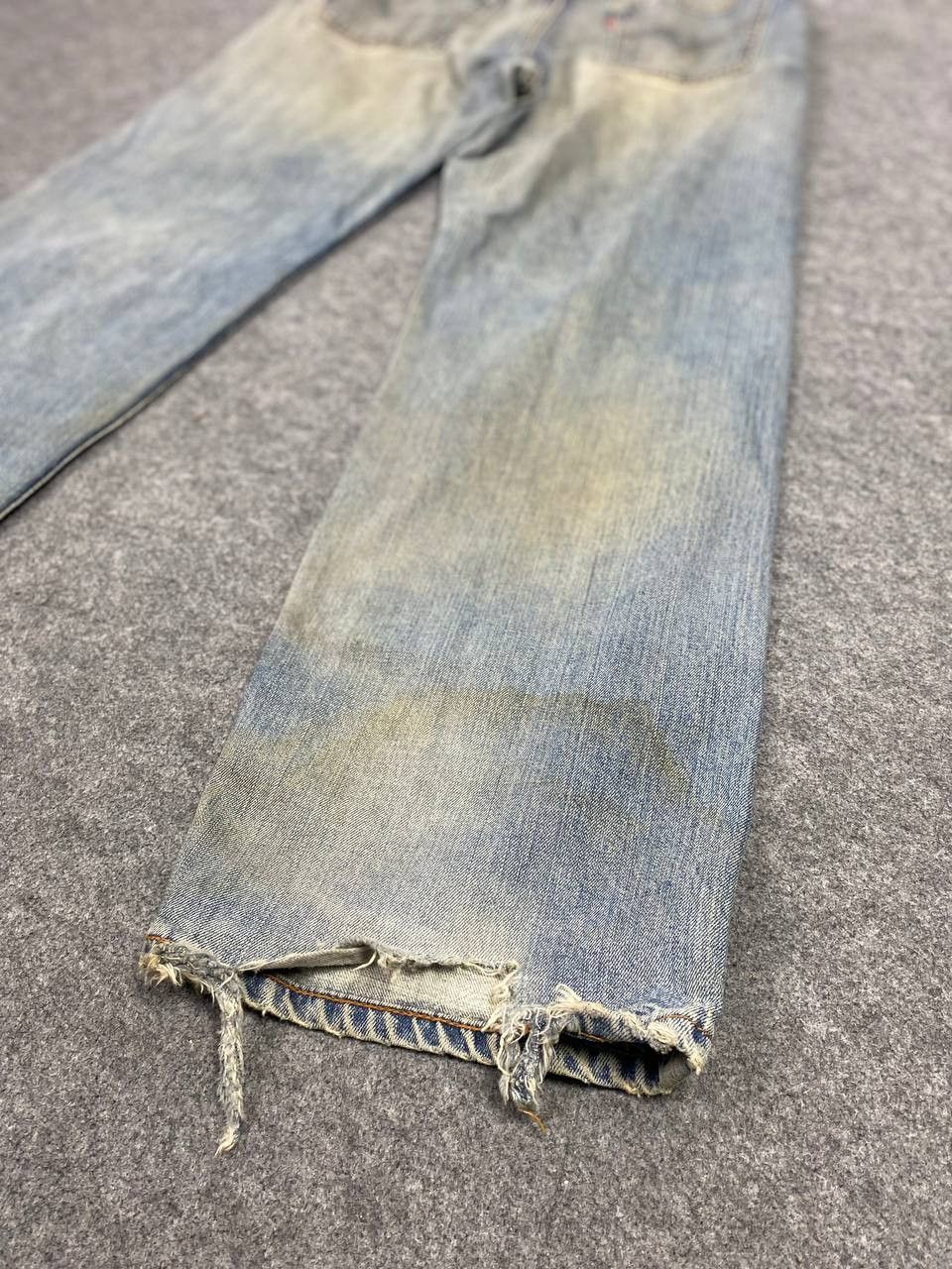 Levi's vintage levis 504 rusty distressed denim nice design Size US 37 - 6 Thumbnail