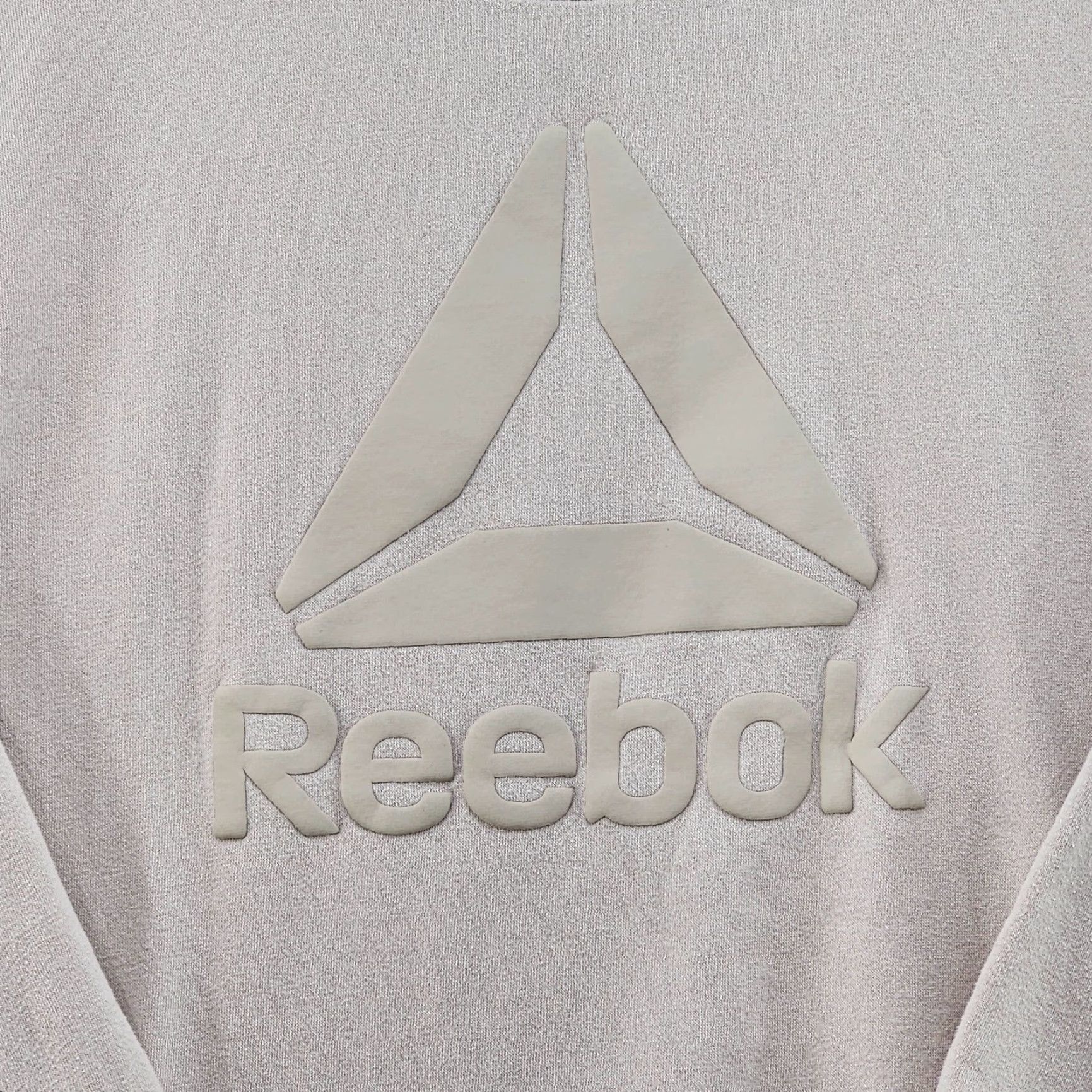 Reebok Reebok Sweatshirt XL Taupe Cotton Long Sleeve Regular Fit Pullover Women Size XL / US 12-14 / IT 48-50 - 3 Thumbnail