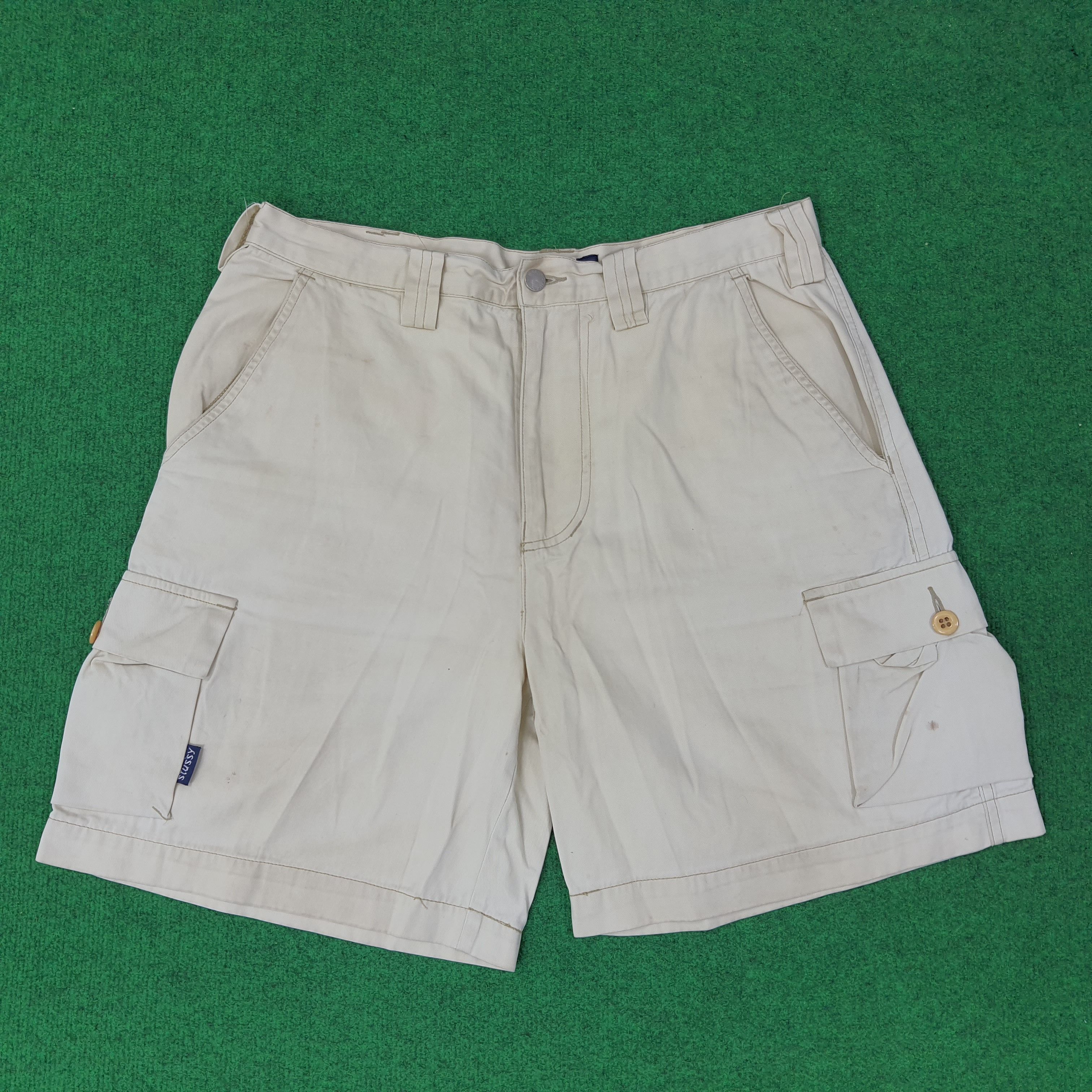 Other Vintage Stussy Streetwear Custom Logo Short Pants C244N7 Size US 34 / EU 50 - 4 Thumbnail