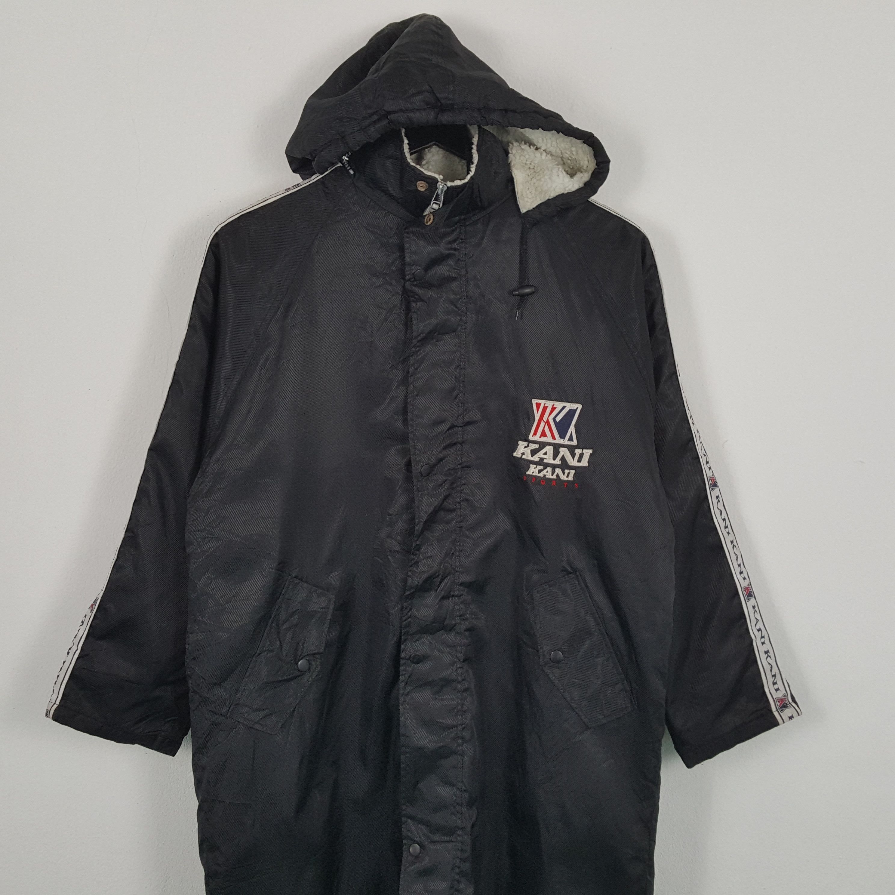 Karl Kani × Vintage KARL KANI Long Jacket Sportswear Winter Style Size US XL / EU 56 / 4 - 4 Thumbnail