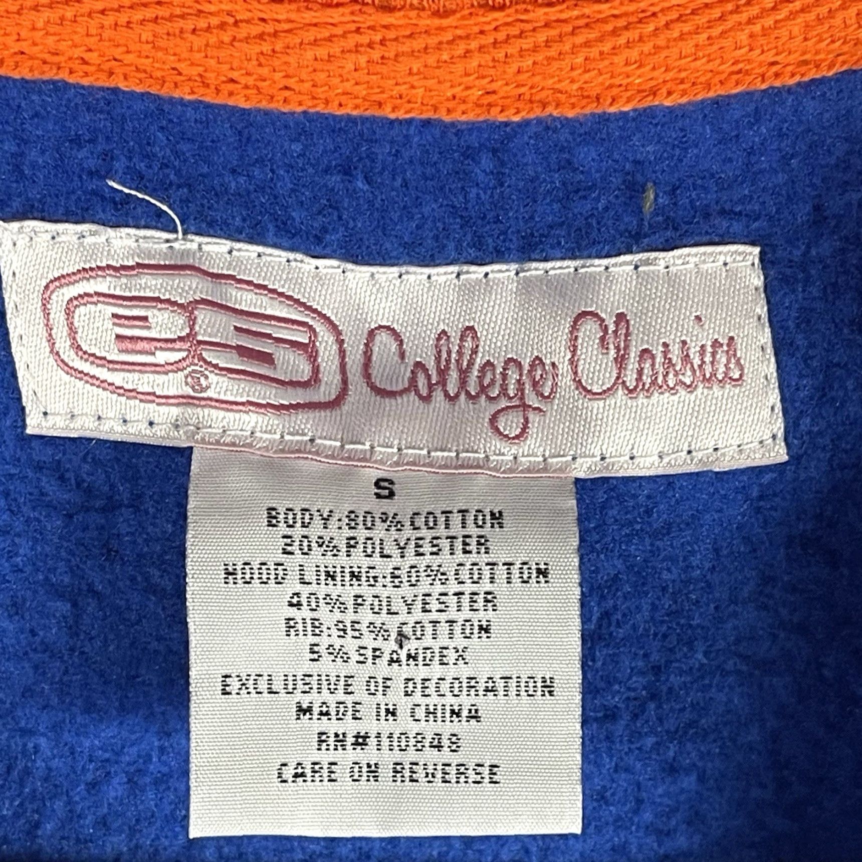 Vintage e5 College Classics Florida Gators Hoodie Full Zip Long Sleeve Blue Small Unisex Adults Size US S / EU 44-46 / 1 - 5 Thumbnail