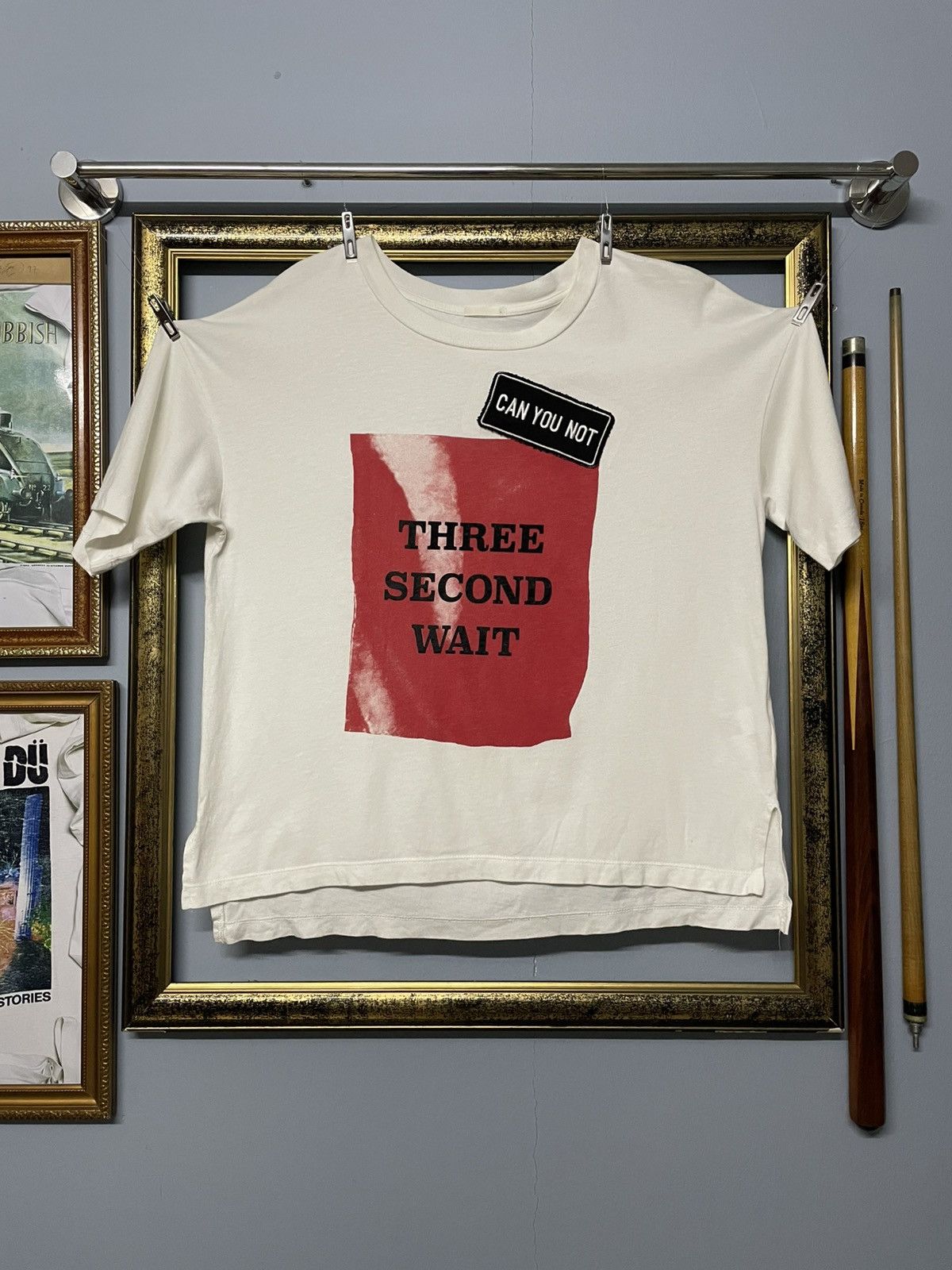 Designer × Japanese Brand × Vintage Japan Designer Gu ‘ Can U not 3 Second Wait ‘ Crooped Top Size US M / EU 48-50 / 2 - 1 Thumbnail