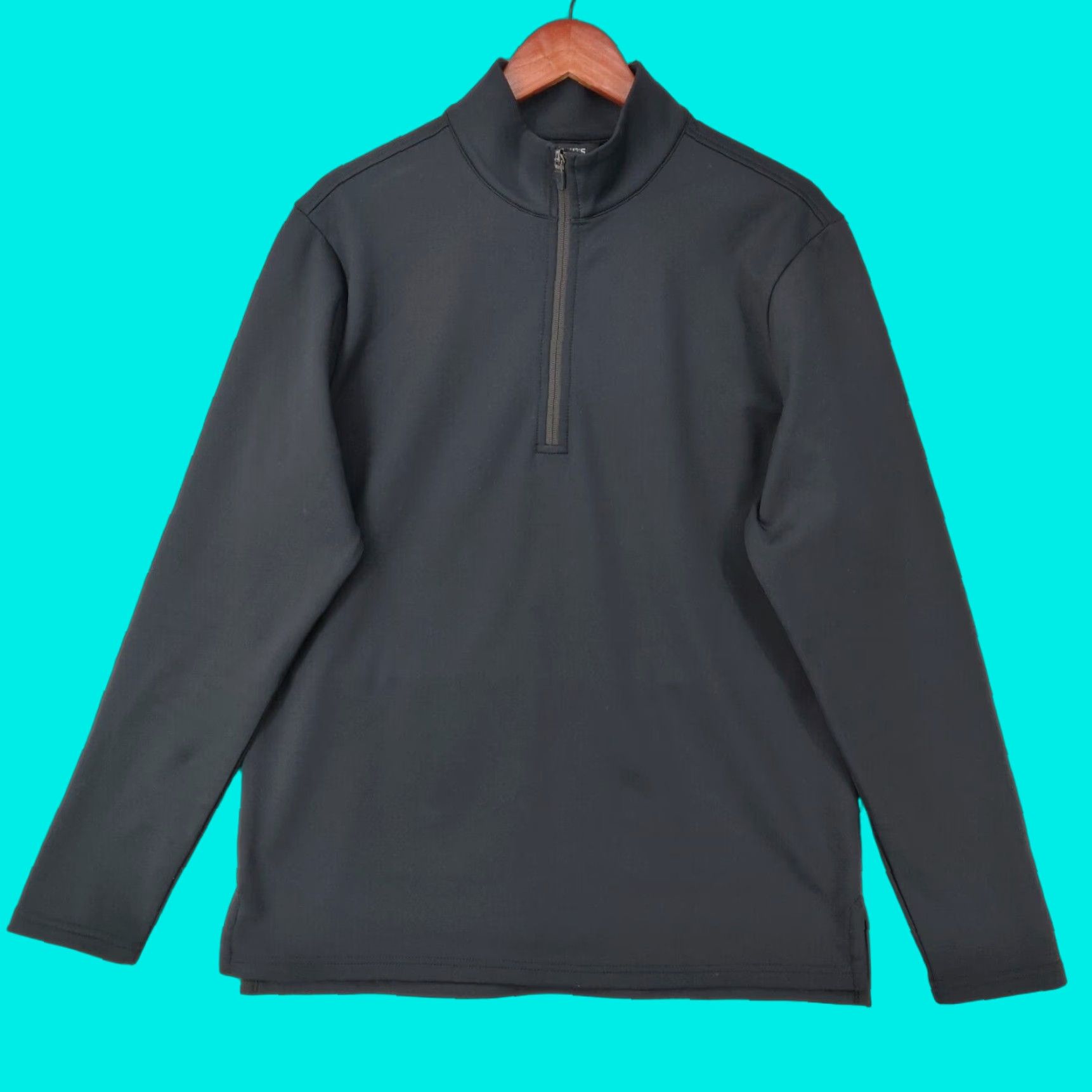 UES Clothing Cuts Clothing Pullover Shirt Mens M Black 1/4 Zip Performance Golf Style: Pullover, Activewear, Casual, Sports 90s? Size US M / EU 48-50 / 2 - 1 Thumbnail