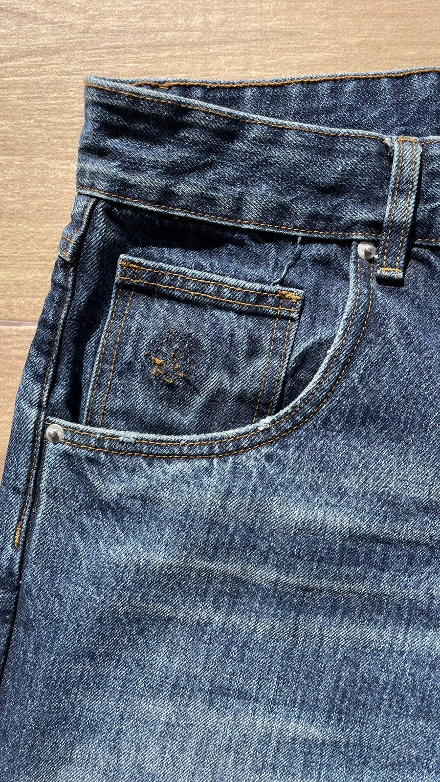 Other Wide leg Distressed Denim Size US 33 - 6 Thumbnail