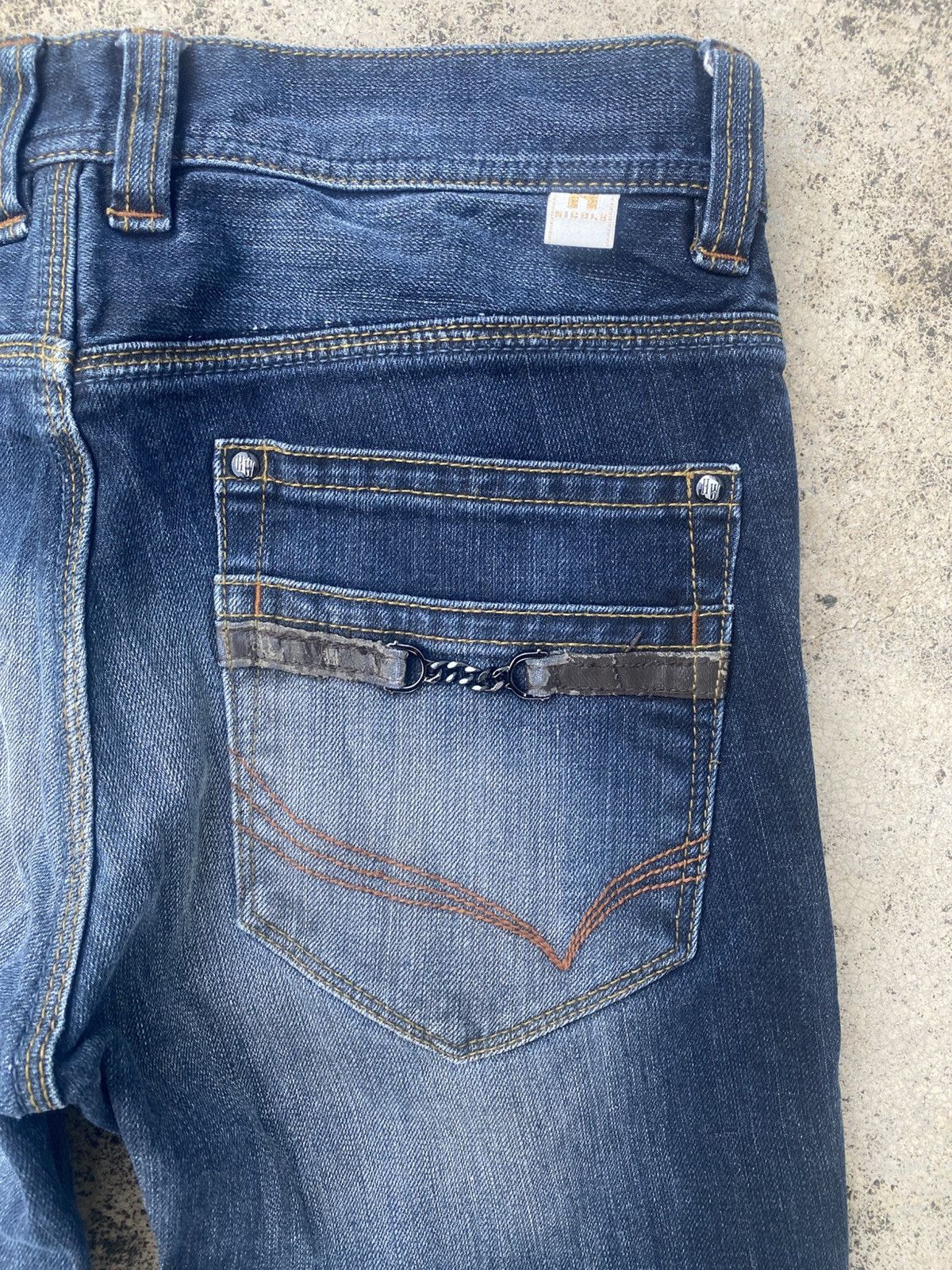 If Six Was Nine × Japanese Brand × Nicole Club Flare Jeans Nicole Club Faded Honeycomp Size US 32 / EU 48 - 16 Thumbnail