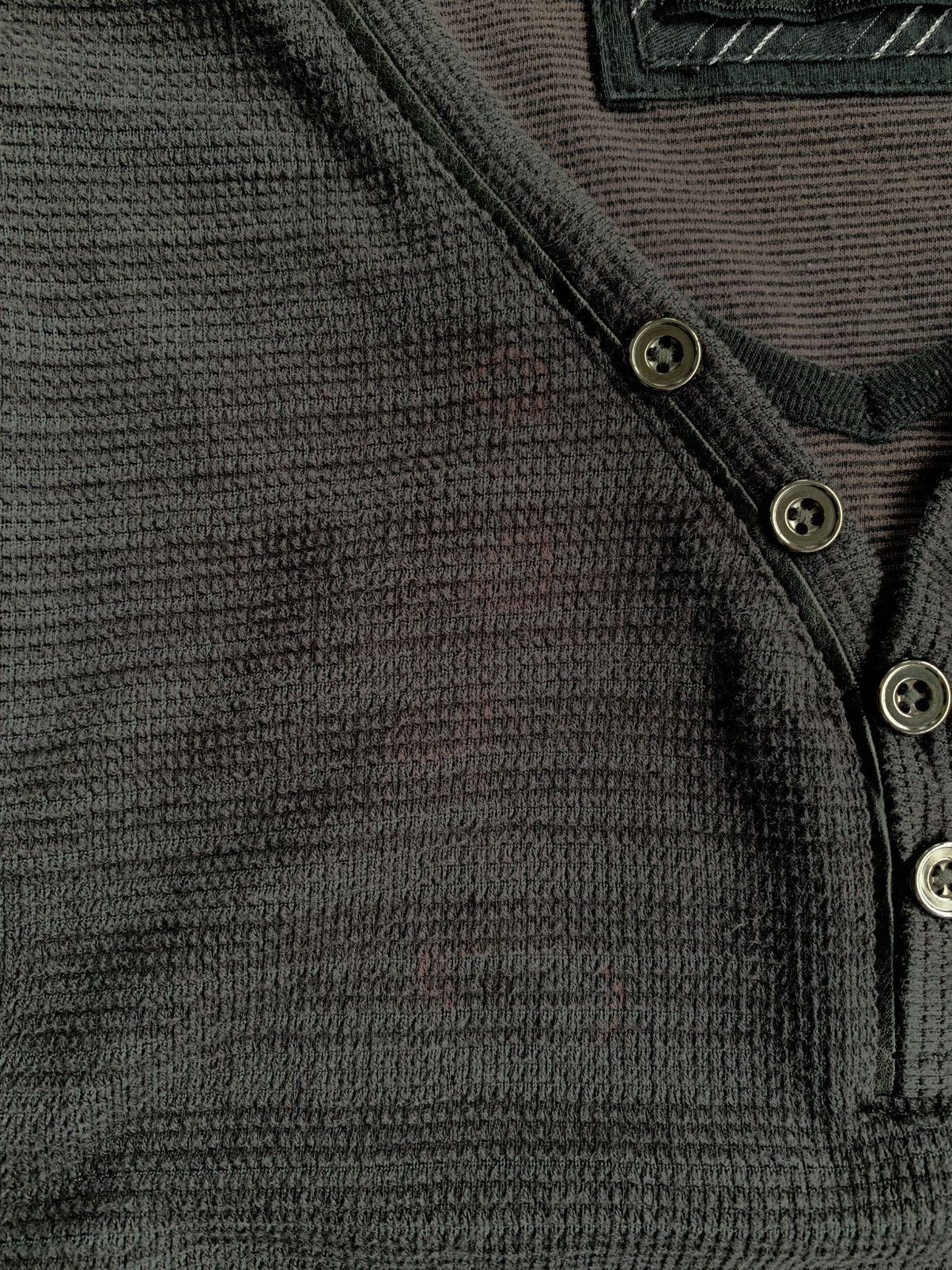 Japanese Brand Silent Eclipse Henley Long Sleeve LGB ifsixwasnine style Size US L / EU 52-54 / 3 - 5 Thumbnail