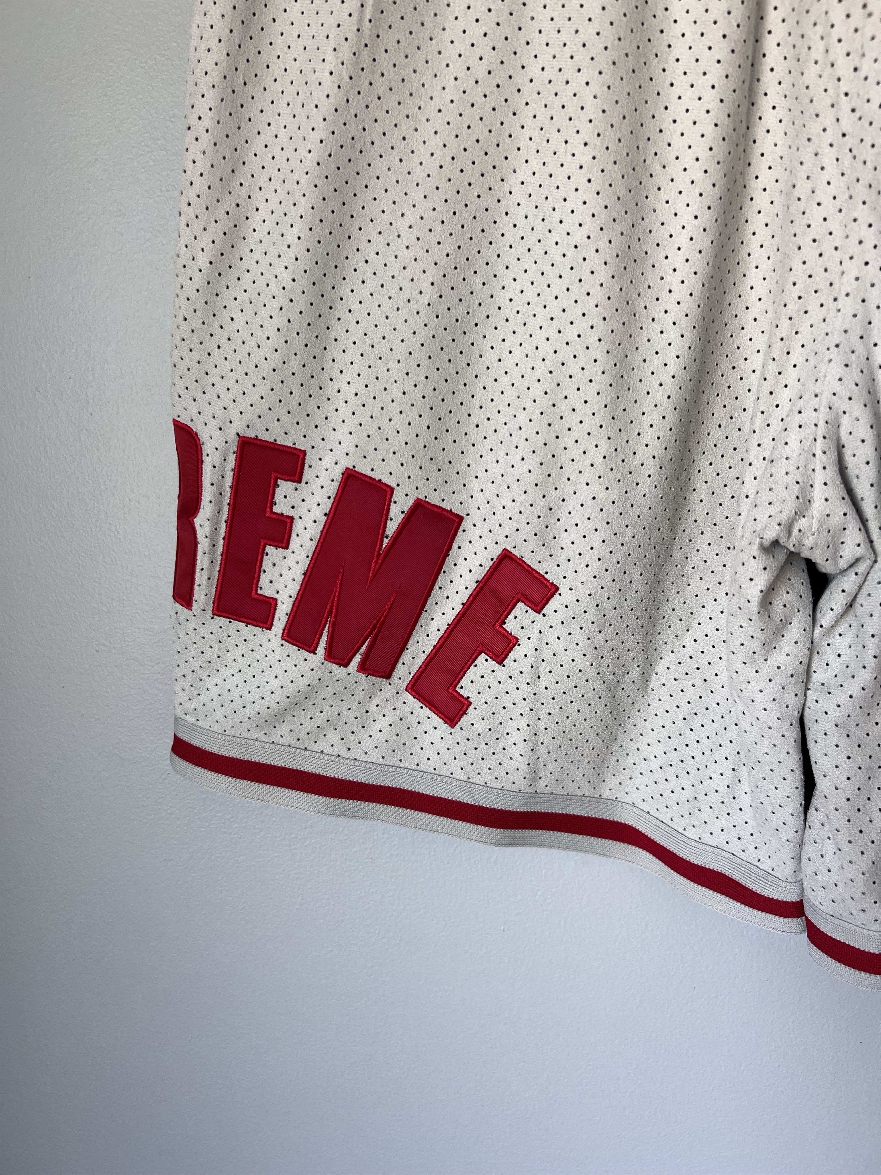 Supreme Supreme Ultrasuede Mesh Shorts in Grey Size US 32 / EU 48 - 6 Thumbnail