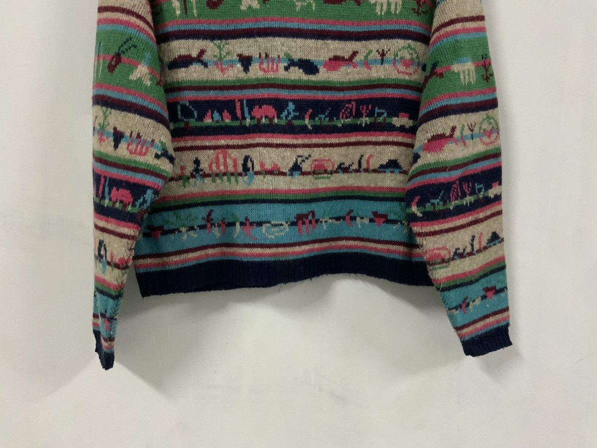 If Six Was Nine Jacquard Paris Navajo / Serapi Knit Sweater Size US M / EU 48-50 / 2 - 6 Thumbnail