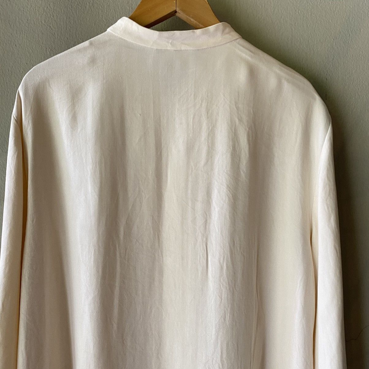 Designer × Japanese Brand LAUREN RALPH LAUREN Elegant Soft Chinese Knot Button Blouse Size M / US 6-8 / IT 42-44 - 4 Thumbnail