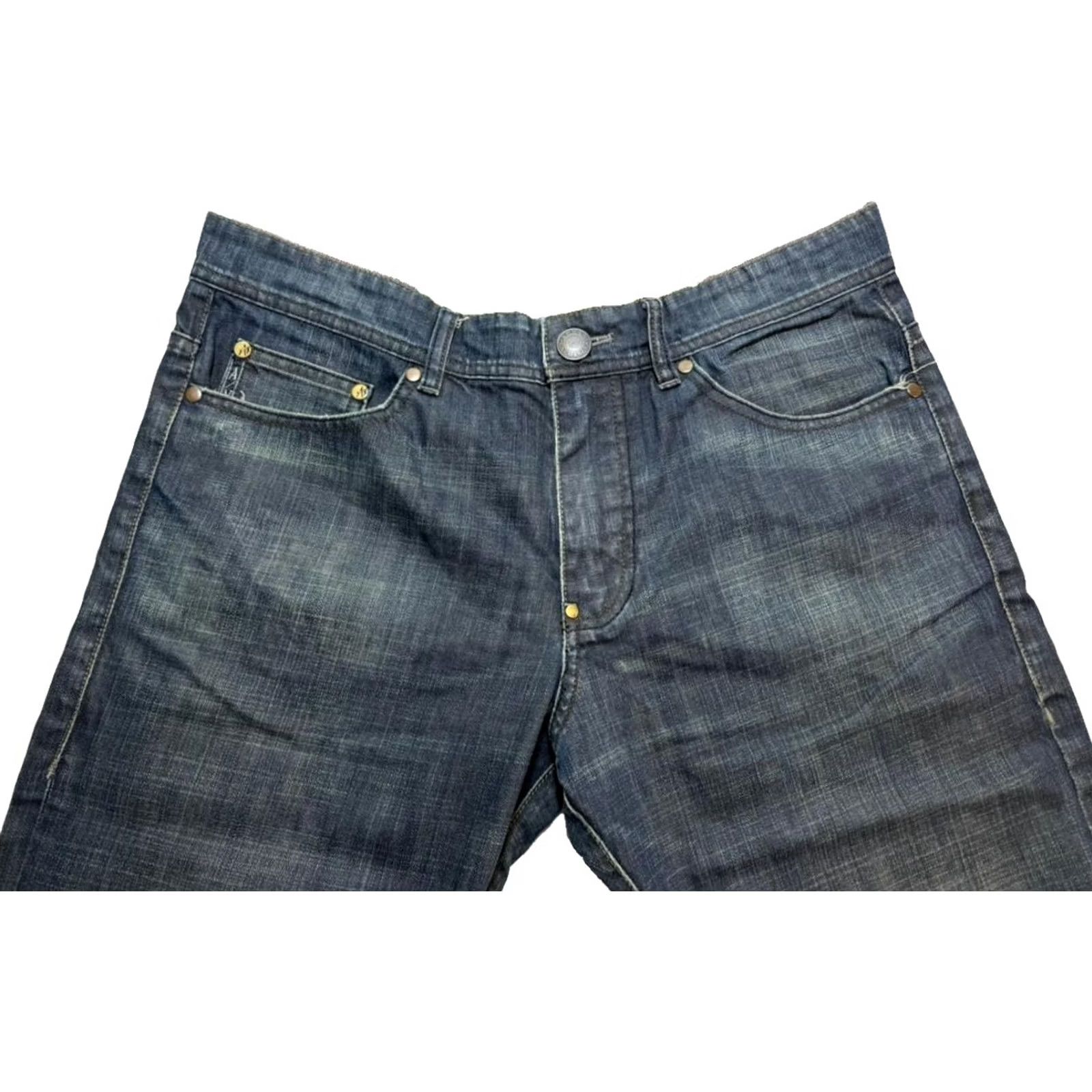 Armani Exchange Mens Armani Exchange Slim Fit Jeans 32 Indigo Blue Stretch Denim, 5-Pocket, Inseam 32 in, Rise Mid, Regular Size, Cotton Denim, Brand: Armani Exchange Size US 32 / EU 48 - 5 Thumbnail