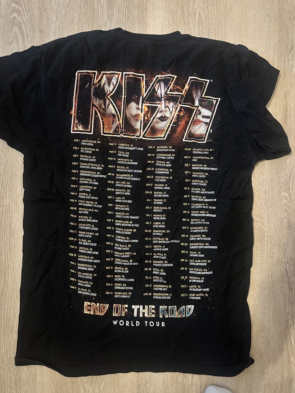 KISS KISS End Of The Road World Tour T-Shirt Size US L / EU 52-54 / 3 - 2 Thumbnail