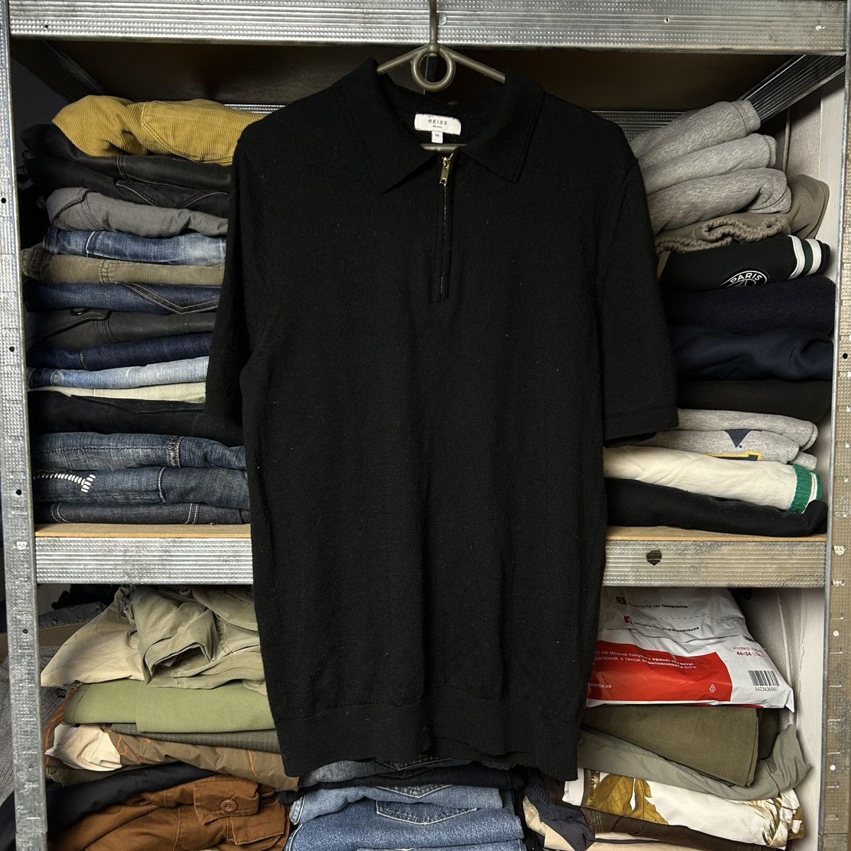 Reiss Luxury Reiss Designer 1/3 zip wool oldmoney polo size M Size US M / EU 48-50 / 2 - 1 Thumbnail