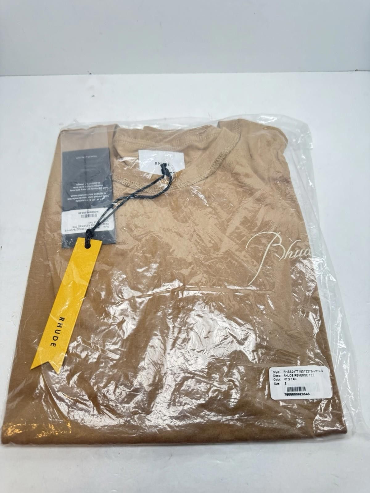 Rhude Rhude Reverse Tee VTG Tan NWT Size S $295 Retail Size US S / EU 44-46 / 1 - 3 Thumbnail