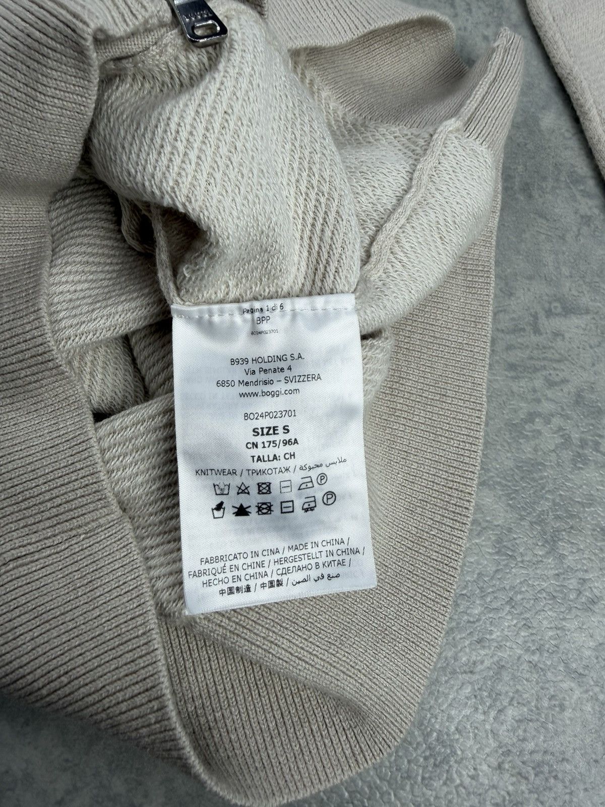 Boggi Boggi Milano Cotton Silk Cashmere Zip Cardigan S Size US S / EU 44-46 / 1 - 10 Thumbnail