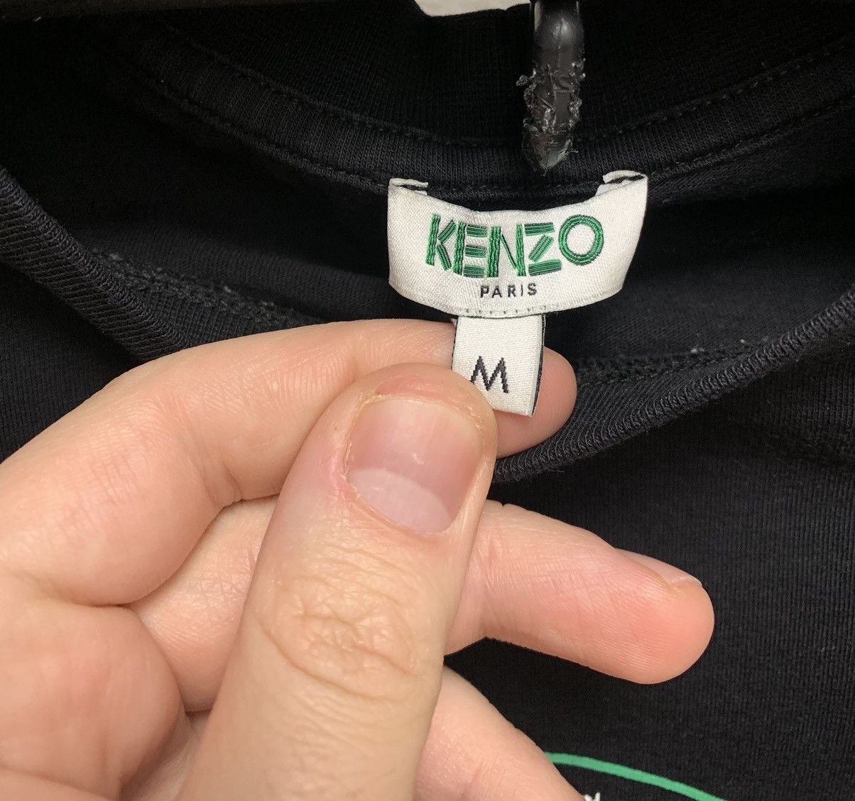 Kenzo Kenzo big logo black t-shirt M size Size US M / EU 48-50 / 2 - 4 Thumbnail