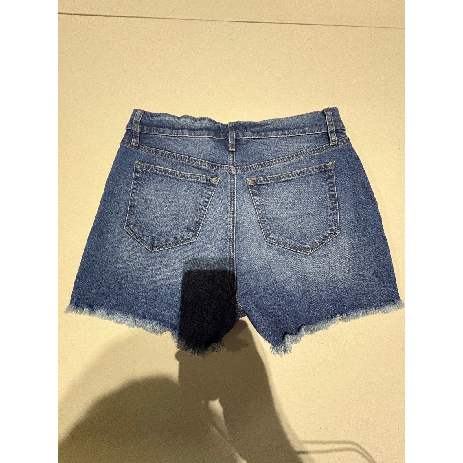 Loft LOFT Womens Denim Cutoff Shorts Size 2 Waist 26 Frayed Hem Size 26" / US 2 / IT 38 - 5 Thumbnail