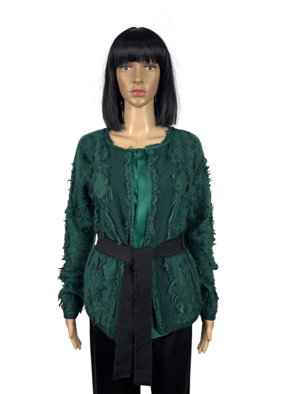 Iceberg Iceberg Lana Wool Mohair Cardigan Belted Embroidery size M Size M / US 6-8 / IT 42-44 - 1 Thumbnail