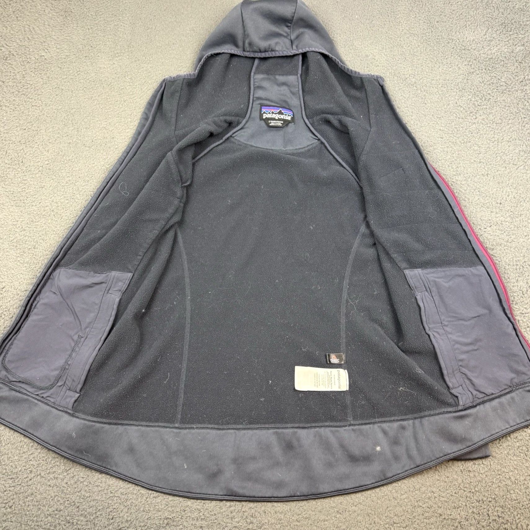 Patagonia Patagonia Jacket Womens Small Gray Full Zip Fleece Hoody Crosstrek Hybrid Polartec Lightweight Size S / US 4 / IT 40 - 4 Thumbnail