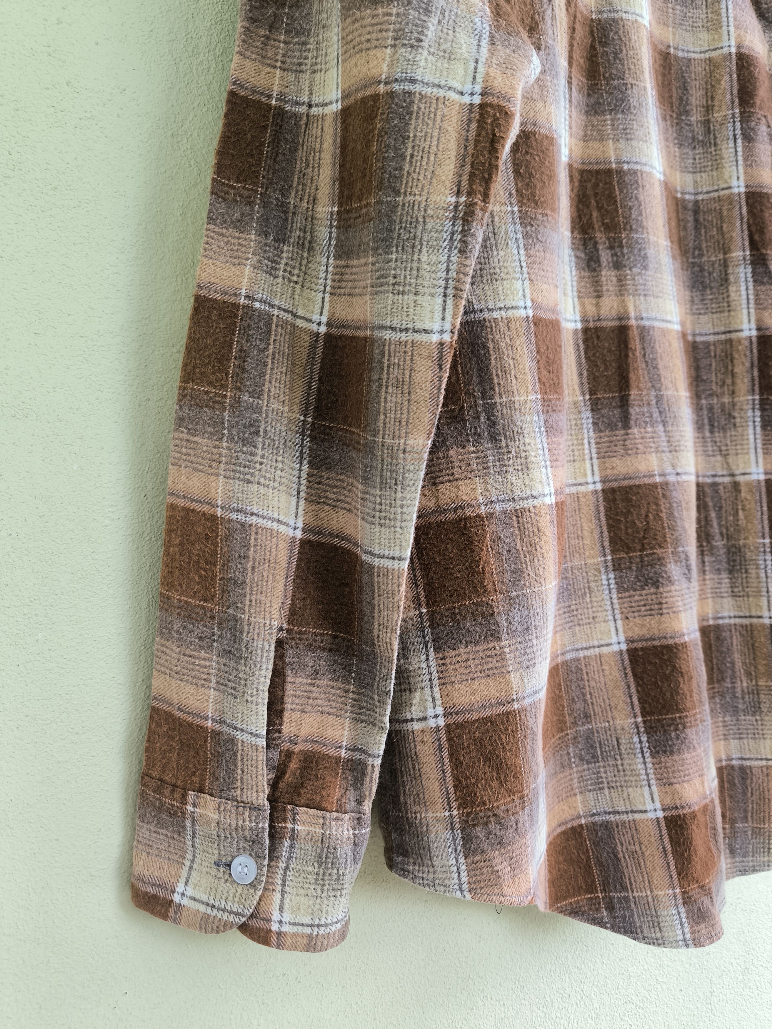 Flannel × Sears × Vintage Vtg SEARS flannel shirt Size US M / EU 48-50 / 2 - 9 Thumbnail