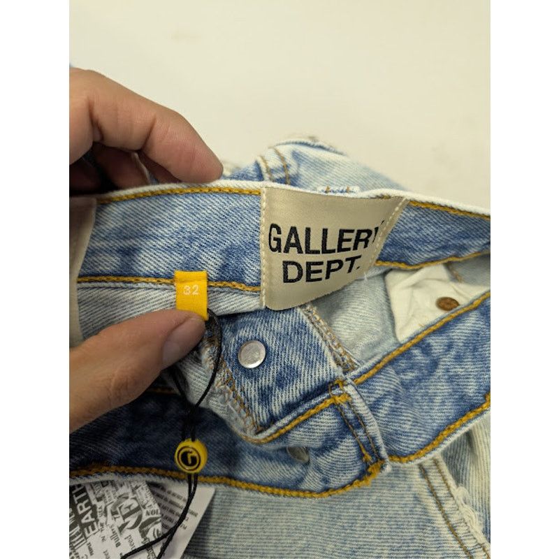 Gallery Dept. o1rshd1 Ken Panelled Denim Jeans in Indigo Blue Size US 32 / EU 48 - 18 Thumbnail