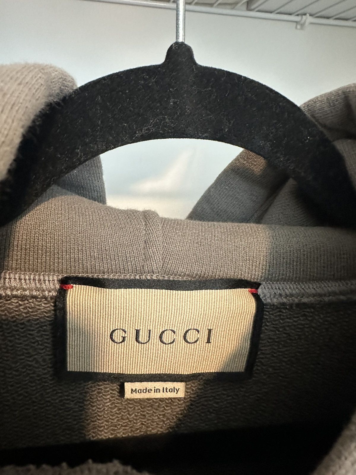 Gucci Gucci Interlocking GG Tape Reflective “Smoke Grey” Hoodie Size US L / EU 52-54 / 3 - 5 Thumbnail