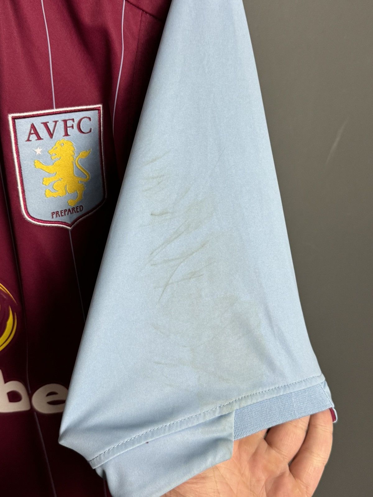 Macron Aston Villa 14/15 Home Bennett Football Jersey Size US XL / EU 56 / 4 - 12 Thumbnail