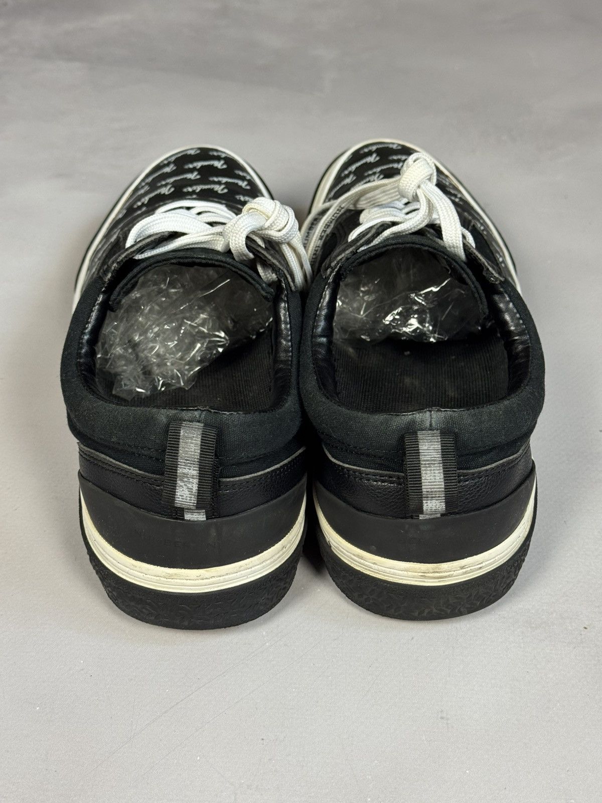 Number (N)ine Number Nine Slack Fender Logo Shoes(Black/9,5US) Size US 9.5 / EU 42-43 - 3 Thumbnail