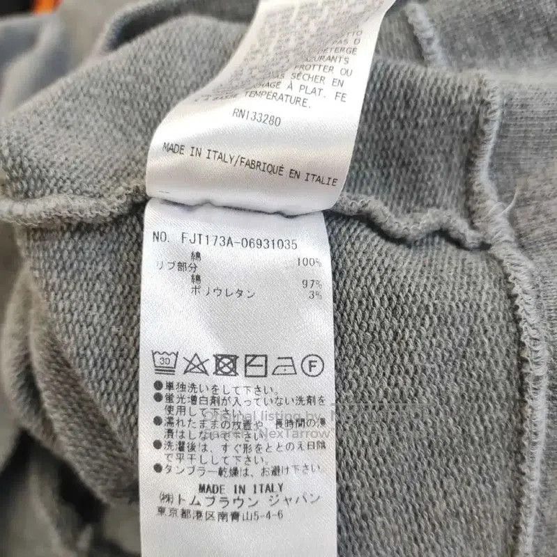 Thom Browne Thom Browne Gray Cotton Women's T-Shirt . Size L / US 10 / IT 46 - 4 Thumbnail