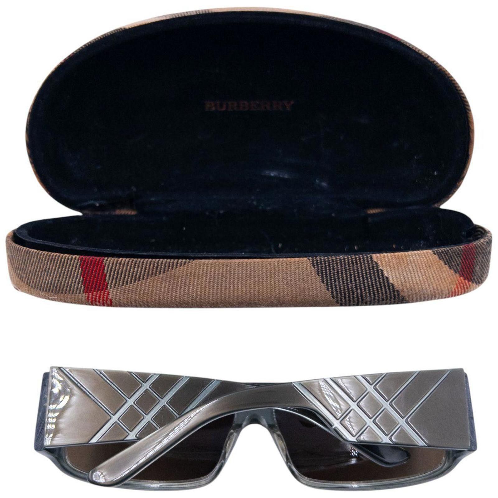 Burberry Vintage Burberry Nova Check Embossed Sunglasses Size ONE SIZE - 8 Thumbnail