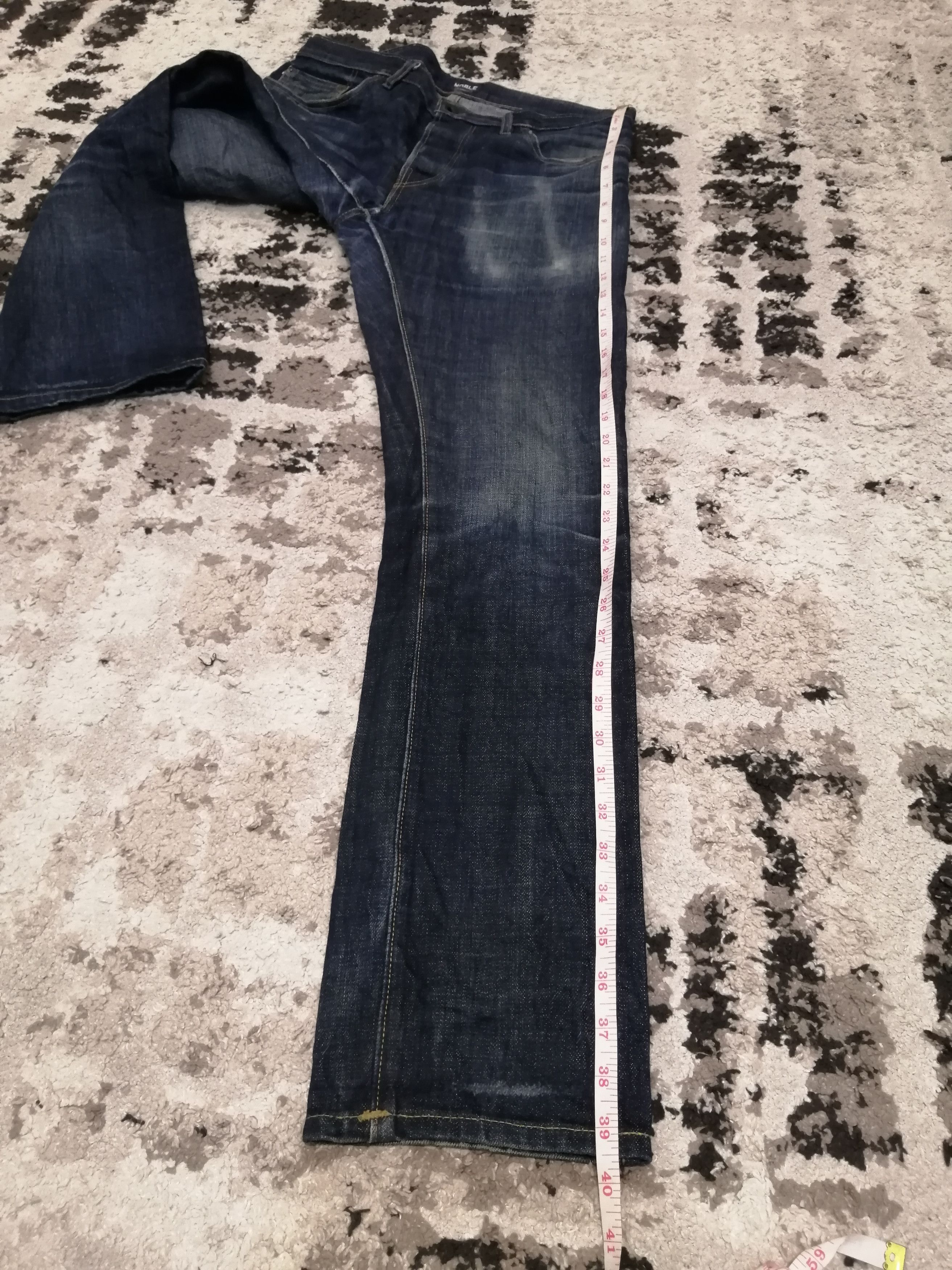 Vintage Noble Denim Earnest Selvedge Jeans Size US 31 - 16 Thumbnail