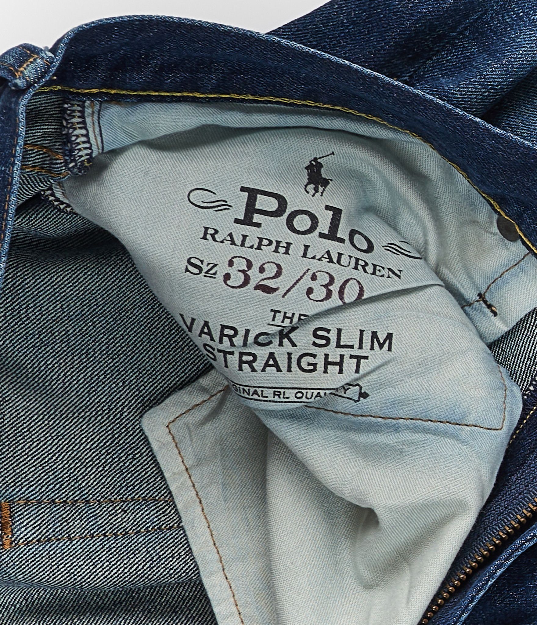 Polo Ralph Lauren Polo Ralph Lauren The Varick Slim Straight Jeans sz:32/30 Size US 32 / EU 48 - 2 Thumbnail
