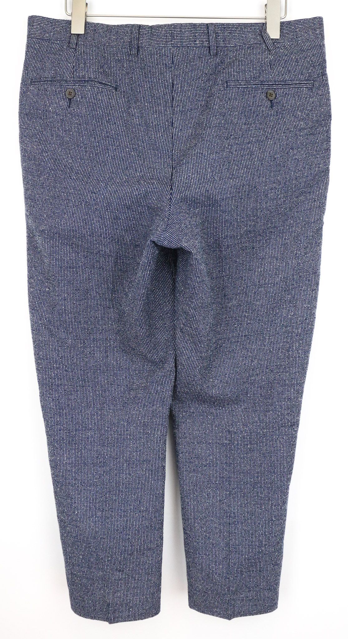 Suitsupply BRESCIA UK42L Blue Linen Silk Cotton Trousers 75367 Size 42L - 2 Thumbnail