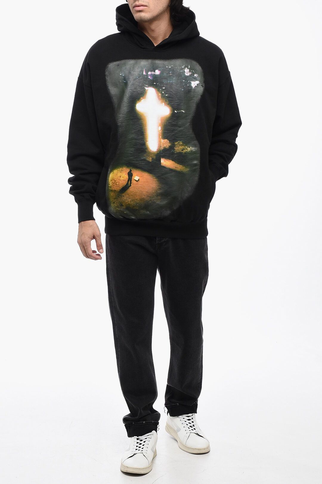 1989 STUDIO og1mm1024 Cotton Hoodie in Black Size US S / EU 44-46 / 1 - 4 Thumbnail