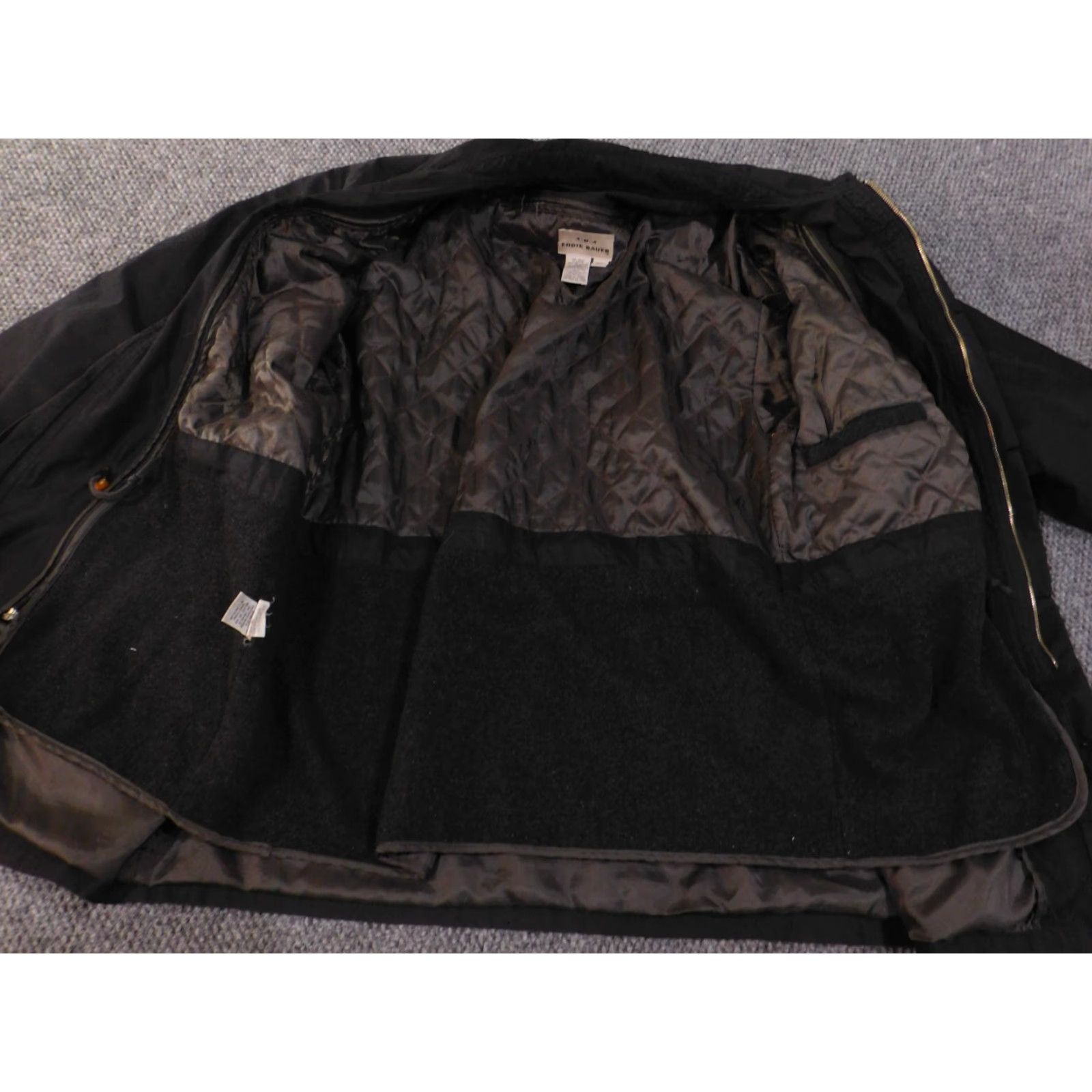 Eddie Bauer Eddie Bauer Jacket Mens Large Black Sherpa Lining Zip Outdoor Heavy Parka Size US L / EU 52-54 / 3 - 5 Thumbnail