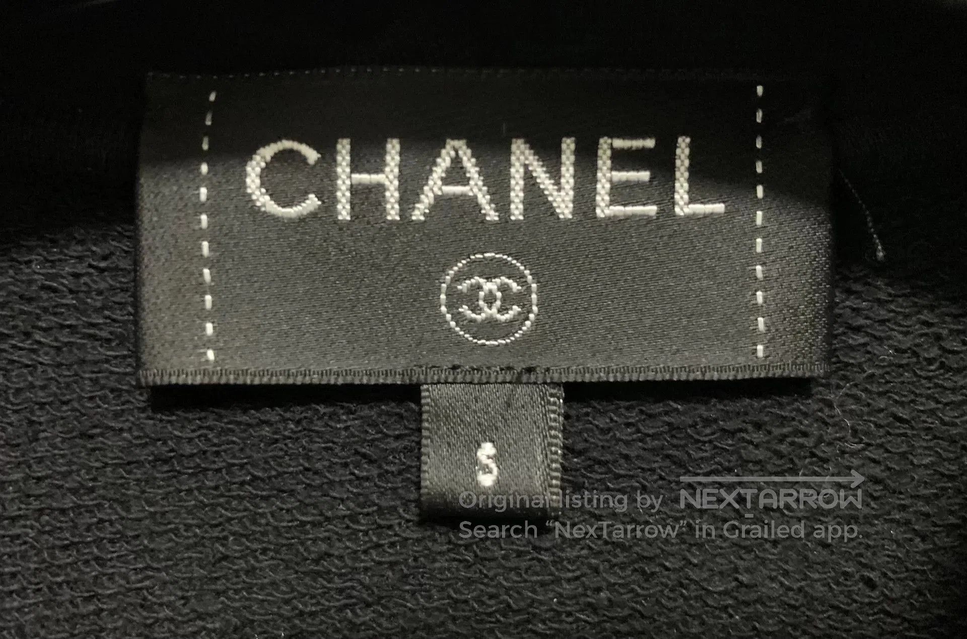 Chanel Chanel Black Graffiti Sequin Hooded Sweatshirt. Size S / US 4 / IT 40 - 3 Thumbnail