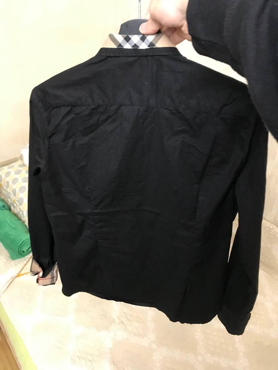 Burberry 🔥 Vintage Burberry Nova Check Black Button Up Shirt Size M / US 6-8 / IT 42-44 - 7 Thumbnail