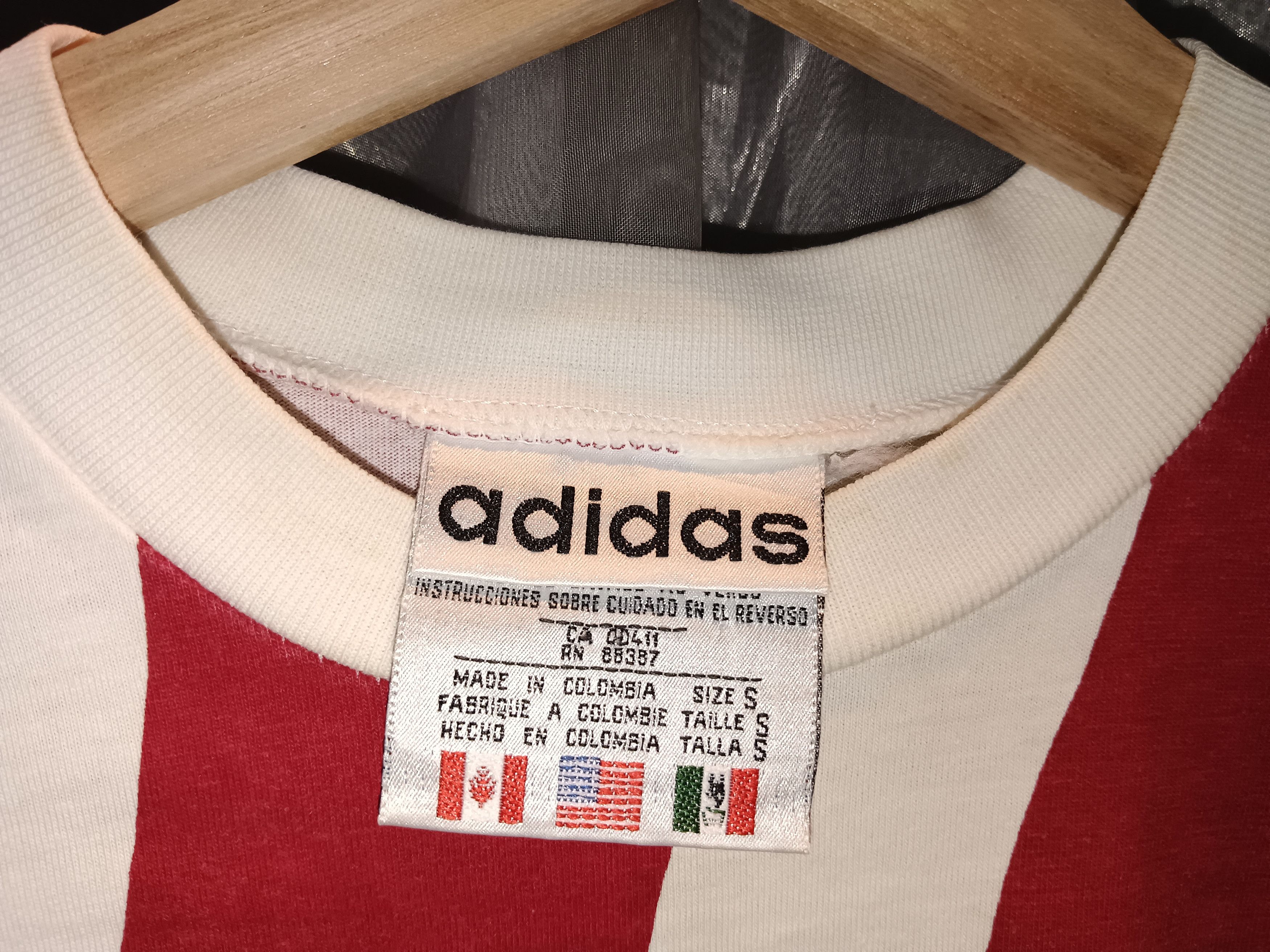 Adidas 1994 Usa training jersey Size US S / EU 44-46 / 1 - 4 Thumbnail