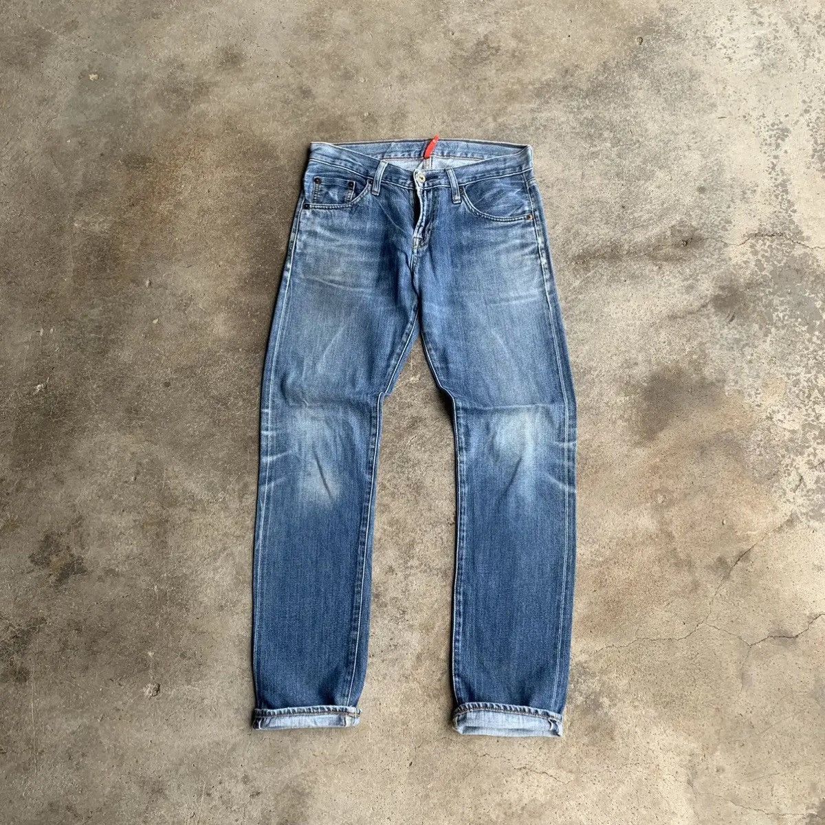 Kaihara Denim 💥 REDLINE JAPANESE VINTAGE 30x31 Blue Wash Jeans Pants Size US 30 / EU 46 - 1 Thumbnail