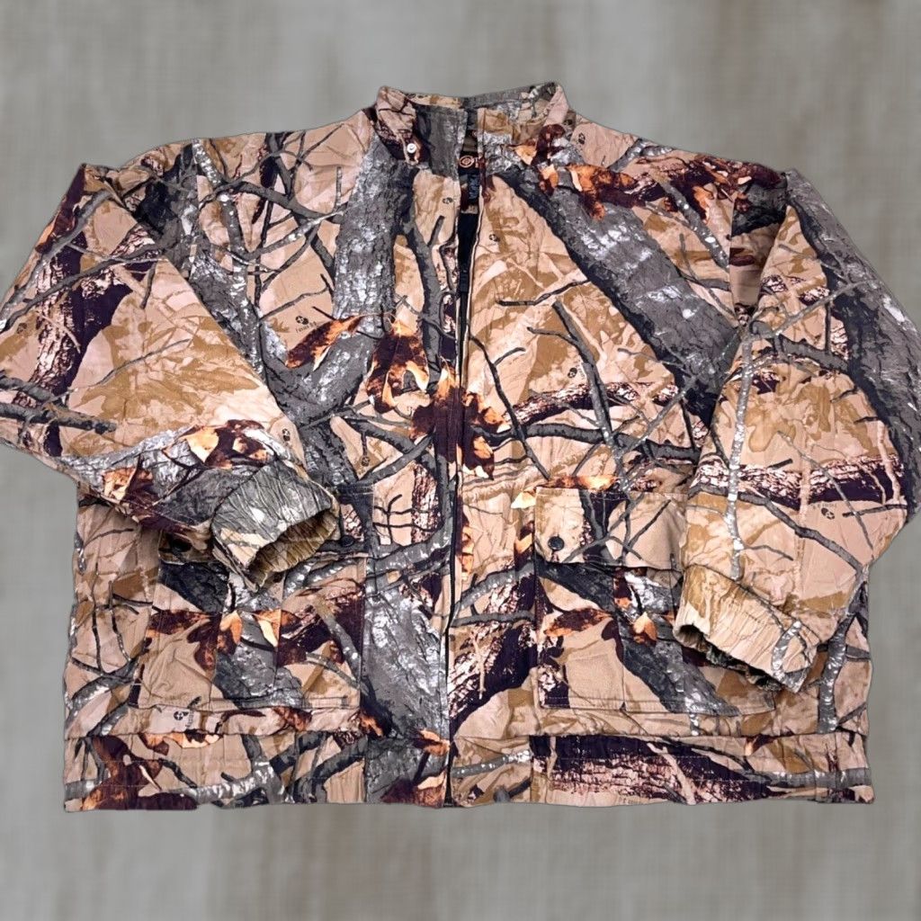 Vintage VINTAGE Outfitters Ridge Fusion 3D Camo Jacket Men 2XL Brown Insulated Full Zip Pockets Hunting Winter Fall Spring Summer Casual Workwear Jacket Size US XXL / EU 58 / 5 - 1 Thumbnail
