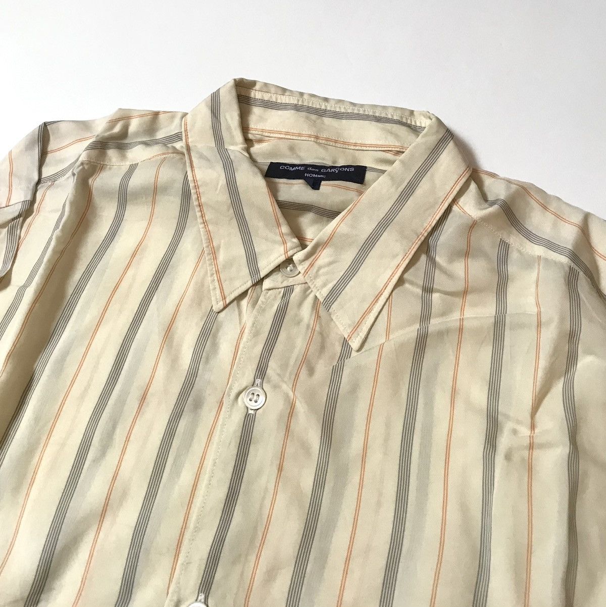 Comme des Garcons Cdg homme AD2005 flowy striped button up Size US L / EU 52-54 / 3 - 7 Thumbnail